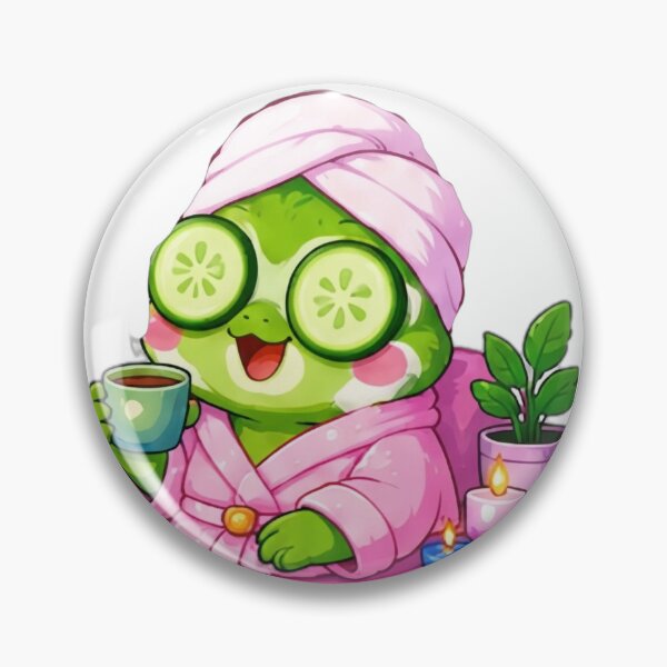 Item preview, Kawaii Spa Frog designed and sold by DailyDoodlesBySumbul.