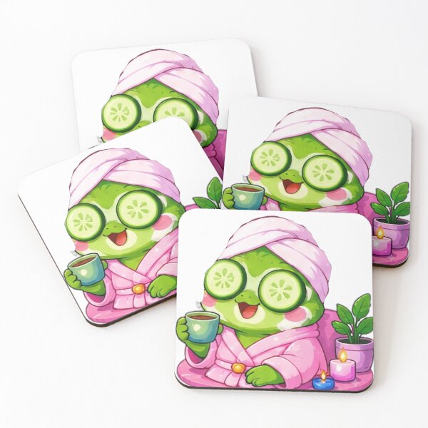 Item preview, Kawaii Spa Frog designed and sold by DailyDoodlesBySumbul.