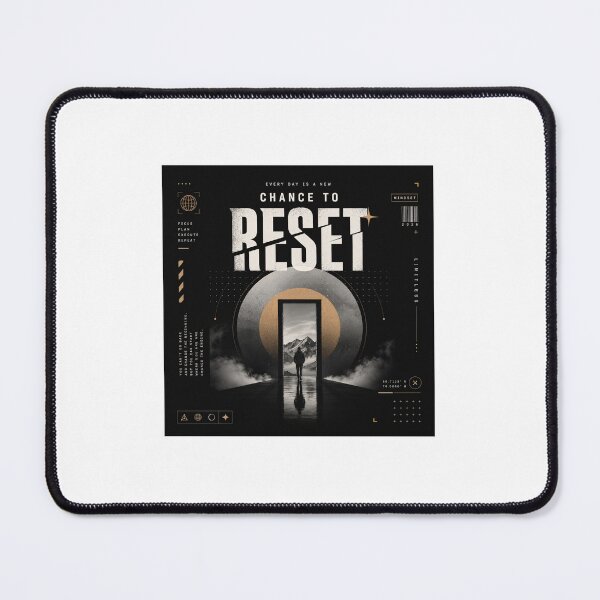 Item preview, RESET – Every Day Is A New Chance designed and sold by SummitTrails.