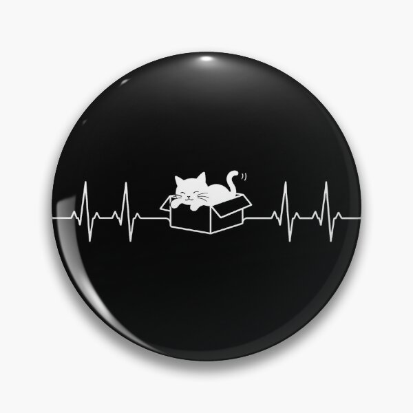 Item preview, ❤️ HEARTBEAT COLLECITON ❤️ - Heartbeat Cat - If I Fits... - for dark colors designed and sold by WheelieGdArt.