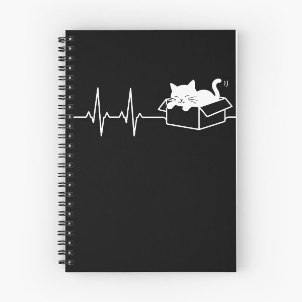 Item preview, ❤️ HEARTBEAT COLLECITON ❤️ - Heartbeat Cat - If I Fits... - for dark colors designed and sold by WheelieGdArt.