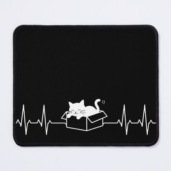 Item preview, ❤️ HEARTBEAT COLLECITON ❤️ - Heartbeat Cat - If I Fits... - for dark colors designed and sold by WheelieGdArt.