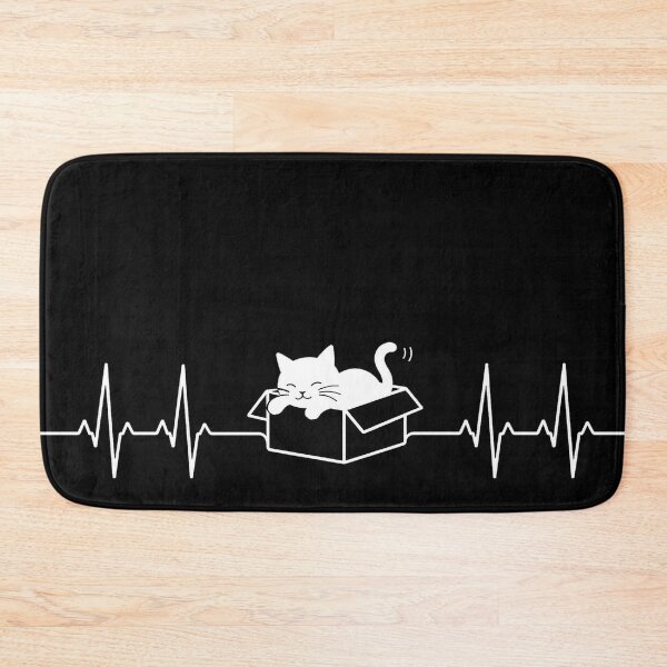 Item preview, ❤️ HEARTBEAT COLLECITON ❤️ - Heartbeat Cat - If I Fits... - for dark colors designed and sold by WheelieGdArt.