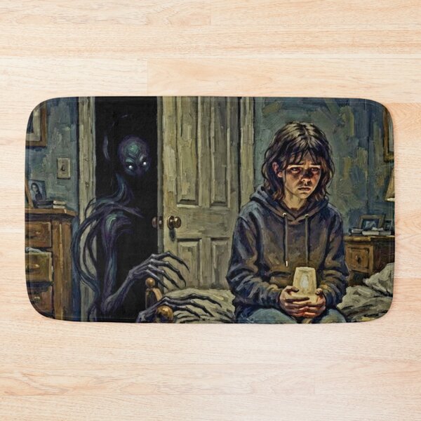 Item preview, The Bogeyman Is Real Retro Supernatural Horror Tribute Art Poster designed and sold by Art's Diner.