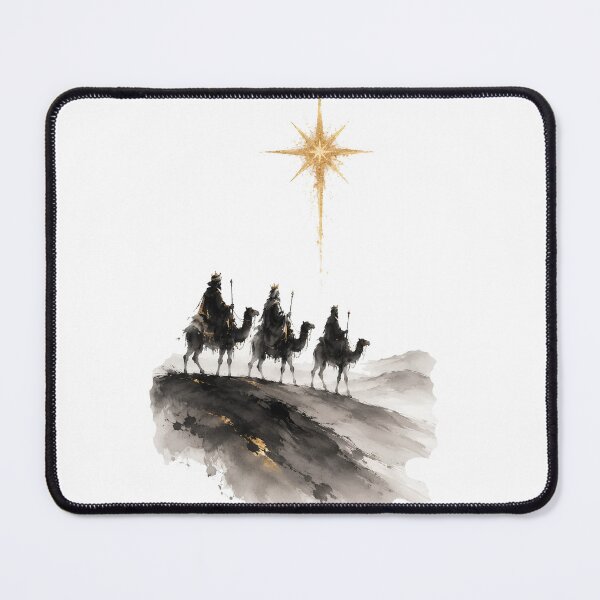 Item preview, Three Wise Men Following the Star Art designed and sold by Phos Creatives.