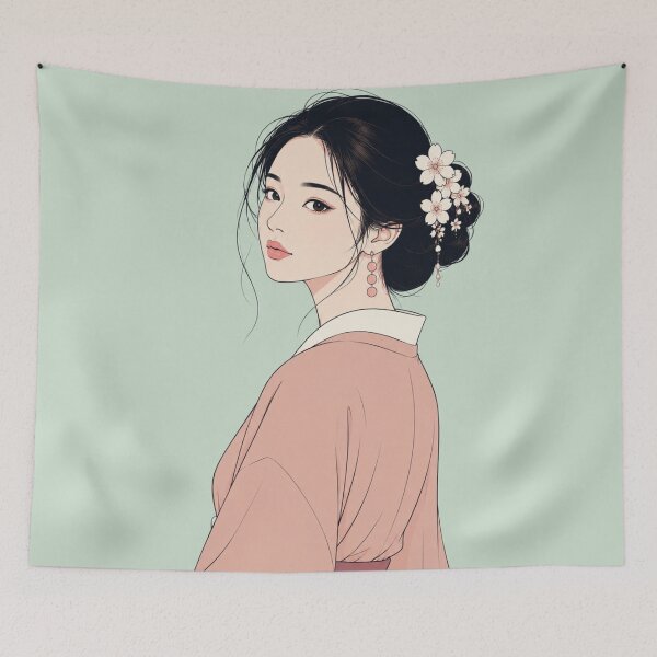 Item preview, Pure Asian beauty design designed and sold by ShenGha-design.