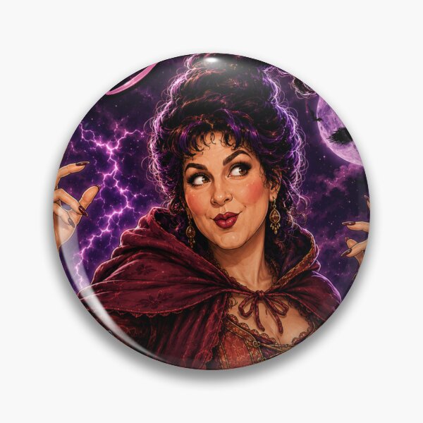 Aperçu de l'œuvre Mary Sanderson Sorcière Halloween Vintage Bootleg Magie Brillante Design Gothique Fantastique créée et vendue par brexastore.