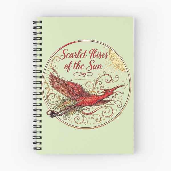 Item preview, Scarlet Ibises of the Sun – Transparent Design designed and sold by mimiartes.