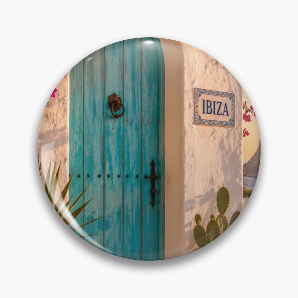 Item preview, Blue Door of Ibiza Mediterranean Charm designed and sold by piketo.