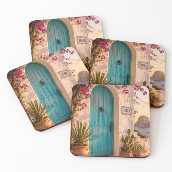 Item preview, Blue Door of Ibiza Mediterranean Charm designed and sold by piketo.