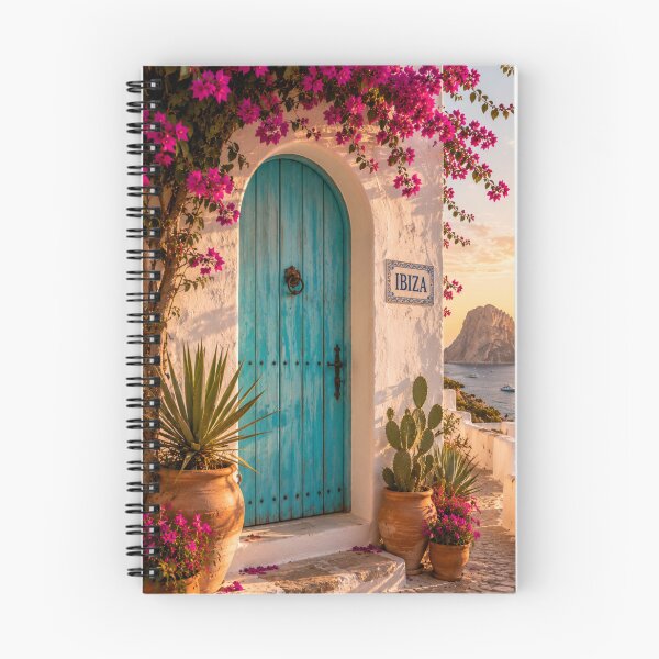 Item preview, Blue Door of Ibiza Mediterranean Charm designed and sold by piketo.
