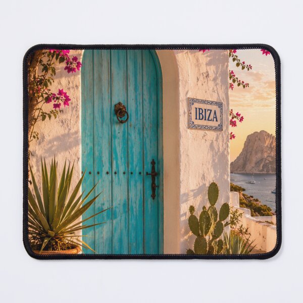 Item preview, Blue Door of Ibiza Mediterranean Charm designed and sold by piketo.