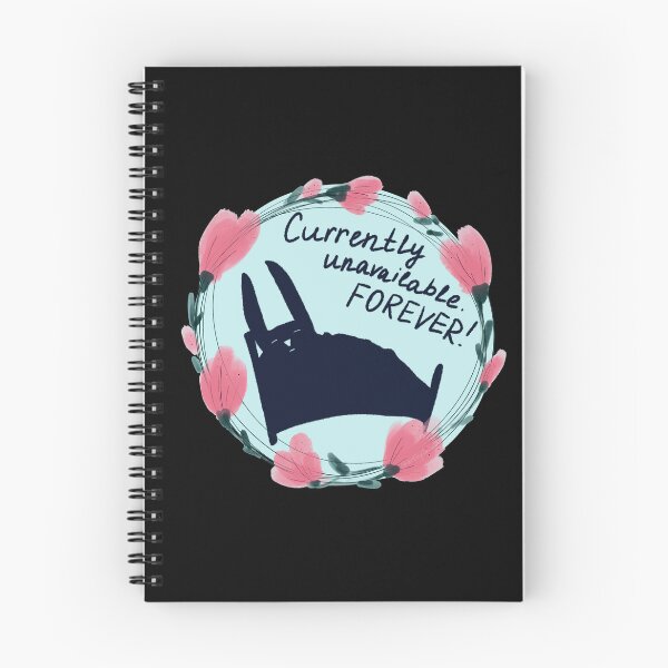 Item preview, Currently Unavailable Forever Funny Bed Bunny Floral Art designed and sold by ArtbyLanaN.