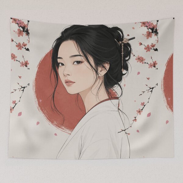 Item preview, Pure Asian beauty design designed and sold by ShenGha-design.