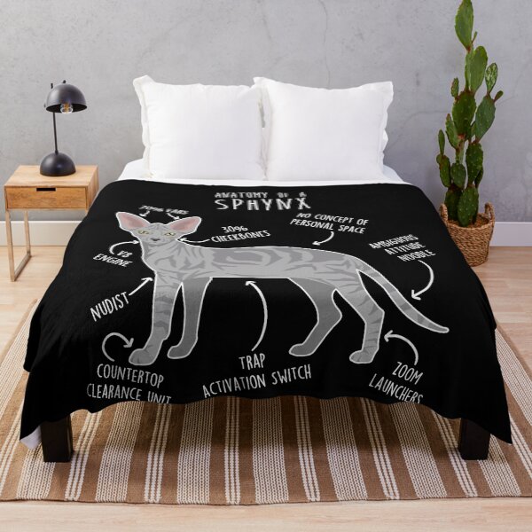 Item preview, Tabby Sphynx Cat Anatomy designed and sold by Clara Hollins.