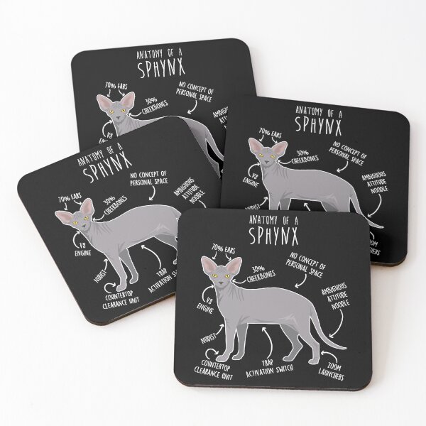 Item preview, Blue Sphynx Cat Anatomy designed and sold by Clara Hollins.