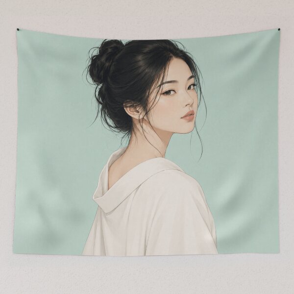 Item preview, Pure Asian beauty design designed and sold by ShenGha-design.