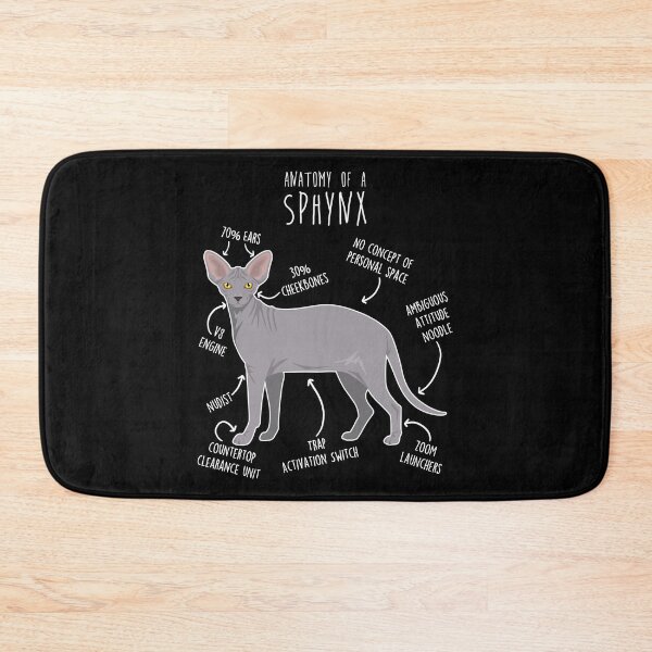 Item preview, Blue Sphynx Cat Anatomy designed and sold by Clara Hollins.