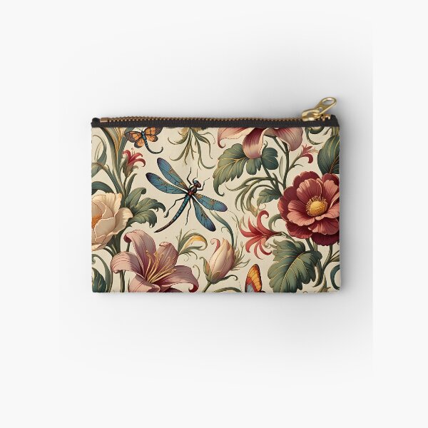 Item preview, Whimsical Art Nouveau Pattern with Dragonflies and Butterflies designed and sold by jo-e-basta.