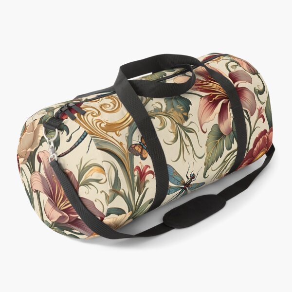 Item preview, Whimsical Art Nouveau Pattern with Dragonflies and Butterflies designed and sold by jo-e-basta.