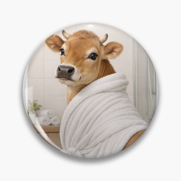 Item preview, Cozy Bathrobe Jersey Cow designed and sold by Sillytoe.