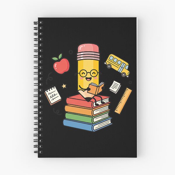 Item preview, Cute Pencil Character Sitting on Books Back to School designed and sold by fawzimorsy.