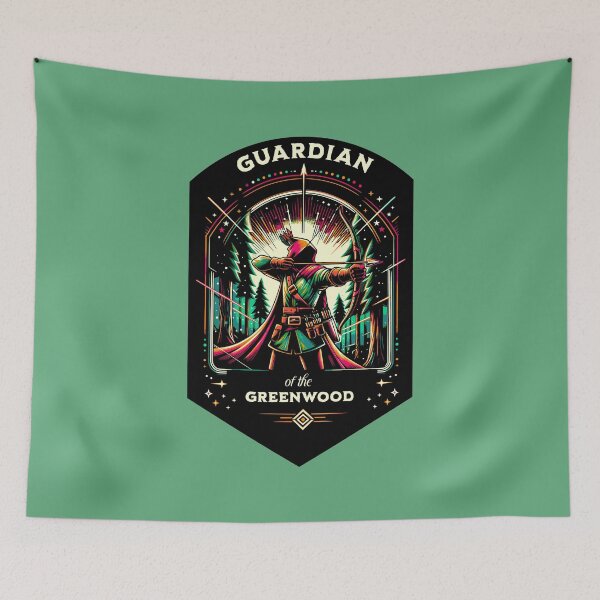 Item preview, Guardian of the Greenwood Archer | Fantasy Ranger Woodland Protector designed and sold by Sachie's Studio.