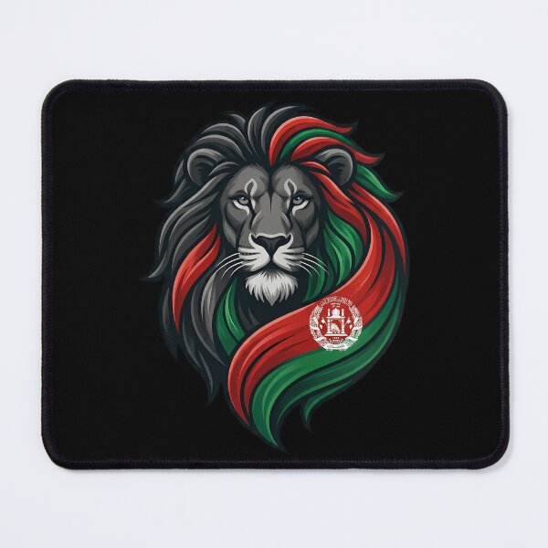 Item preview, Majestic Afghanistan Flag Lion Portrait designed and sold by k3rstman1.