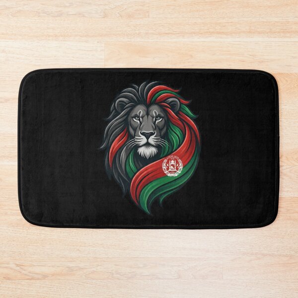Item preview, Majestic Afghanistan Flag Lion Portrait designed and sold by k3rstman1.