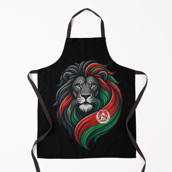 Item preview, Majestic Afghanistan Flag Lion Portrait designed and sold by k3rstman1.