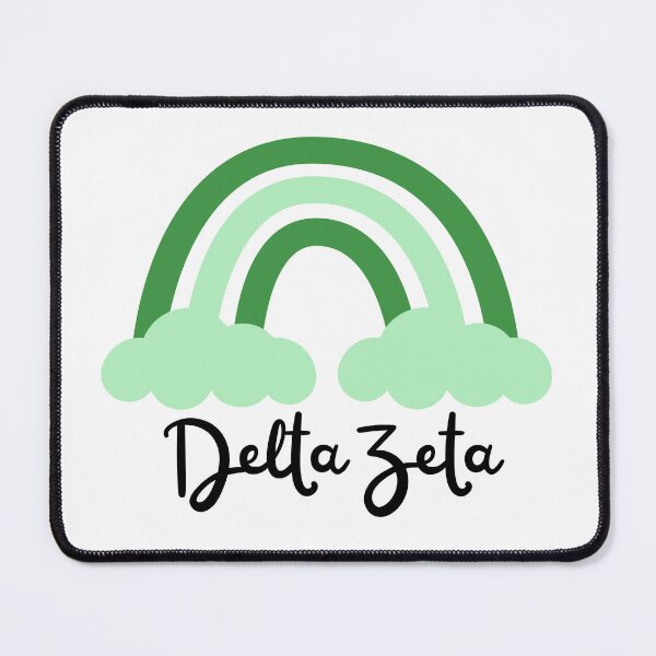 Item preview, Delta Zeta Sorority Green Monochrome Rainbow designed and sold by JaymeOctober.