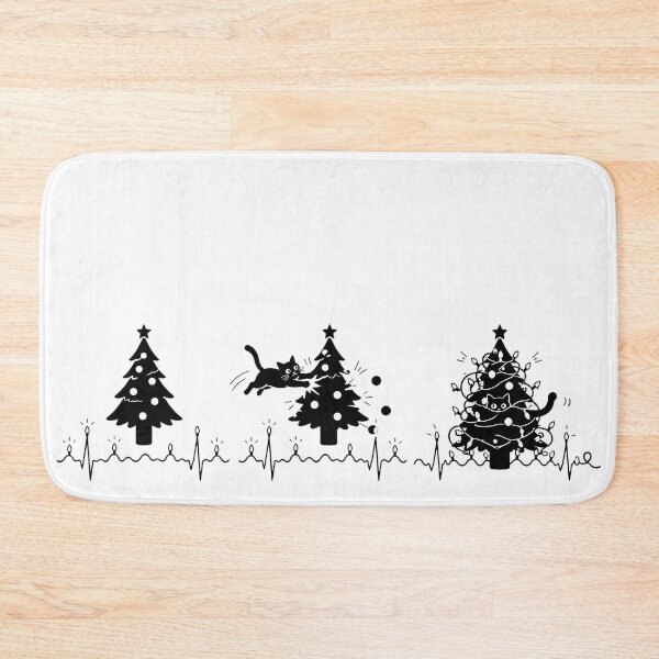 Item preview, ❤️ HEARTBEAT COLLECITON ❤️ - Heartbeat Cat - Interrupted by Christmas Tree designed and sold by WheelieGdArt.