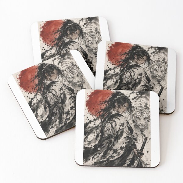Item preview, Samurai woman warrior poster designed and sold by ShenGha-design.
