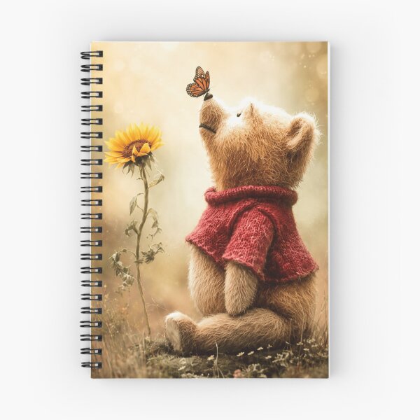 Item preview, Golden Dreams – Teddy Bear & Butterfly | 4K Ultra HD Digital Art designed and sold by  Mirai_Art.