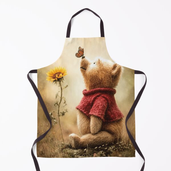 Item preview, Golden Dreams – Teddy Bear & Butterfly | 4K Ultra HD Digital Art designed and sold by Mirai_Art ⭐⭐⭐⭐.