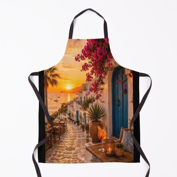 Item preview, Ibiza Sunset Café Mediterranean Escape designed and sold by piketo.