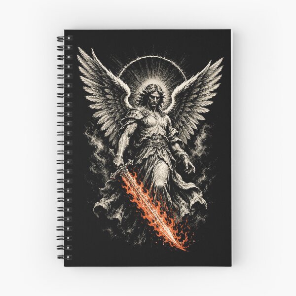 Item preview, Archangel Warrior With Sacred Flaming Fire Sword designed and sold by k3rstman1.