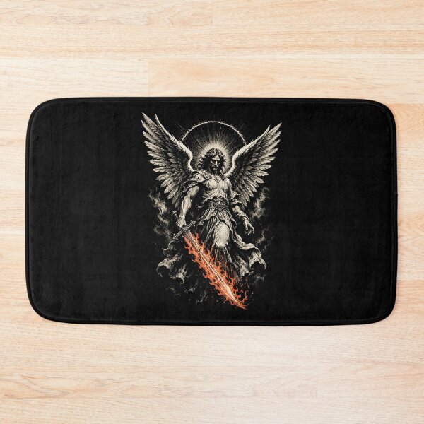 Item preview, Archangel Warrior With Sacred Flaming Fire Sword designed and sold by k3rstman1.