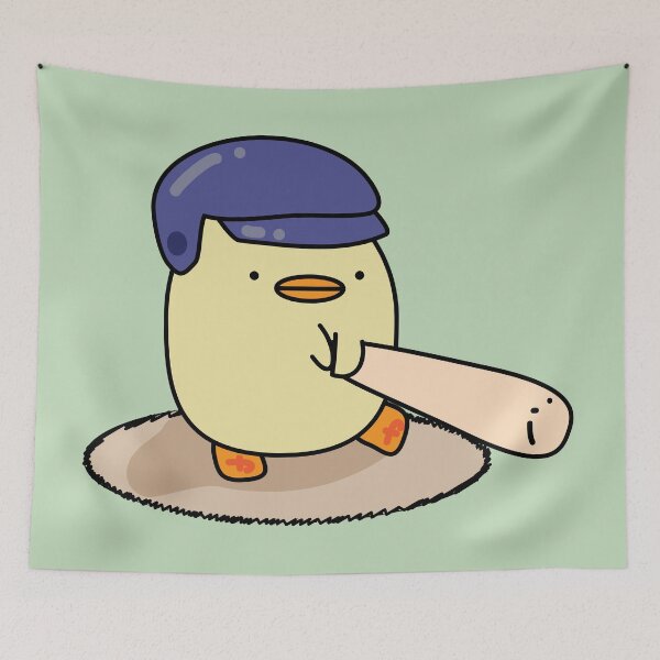 Item preview, Baseball batter duck designed and sold by fluffyfamcraft.