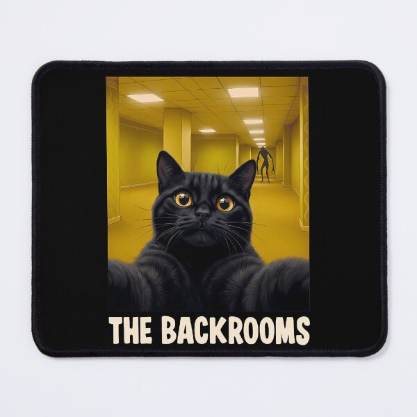 Item preview, Black Cat Selfie in The Backrooms designed and sold by k3rstman1.