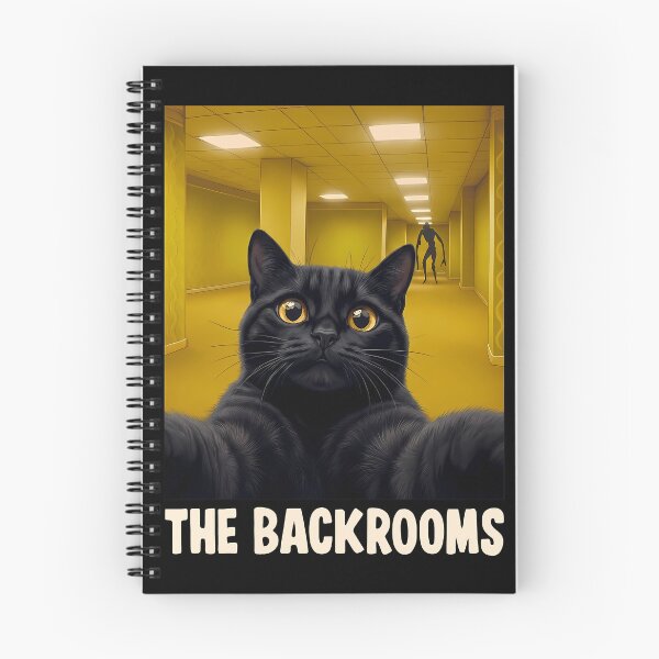 Item preview, Black Cat Selfie in The Backrooms designed and sold by k3rstman1.
