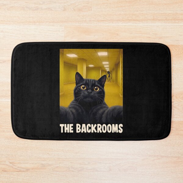 Item preview, Black Cat Selfie in The Backrooms designed and sold by k3rstman1.