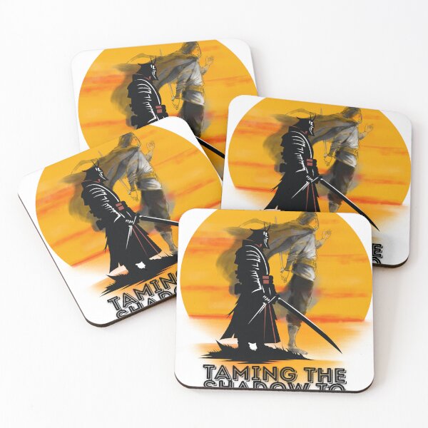 Item preview, Taming The Shadow To Paint The Dawn Samurai Art designed and sold by AhmadAnnaPrints.