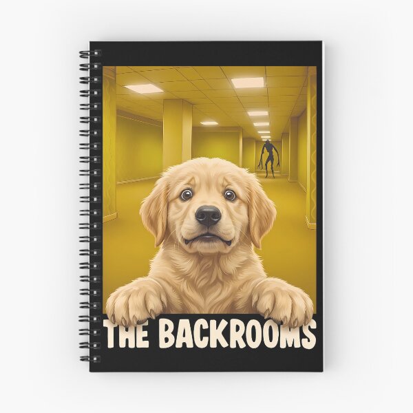 Item preview, Golden Retriever Puppy Liminal Space Backrooms Horror designed and sold by k3rstman1.