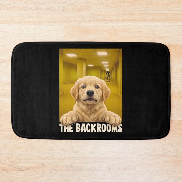 Item preview, Golden Retriever Puppy Liminal Space Backrooms Horror designed and sold by k3rstman1.