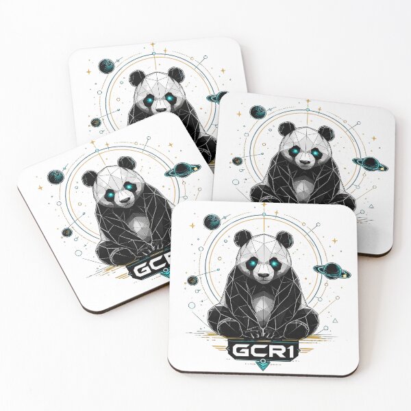 Item preview, GCR1 Cosmic Guardian Panda | Geometric Space Panda Sci-Fi Streetwear Design designed and sold by GCR1.