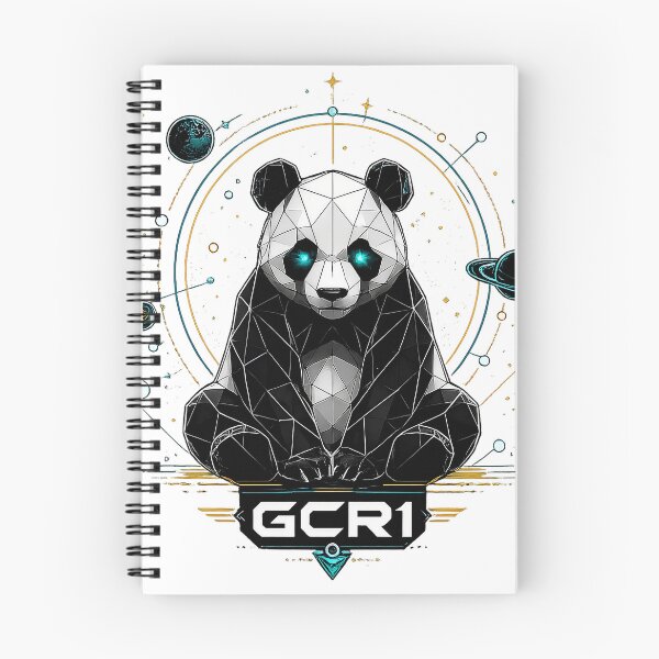 Item preview, GCR1 Cosmic Guardian Panda | Geometric Space Panda Sci-Fi Streetwear Design designed and sold by GCR1.