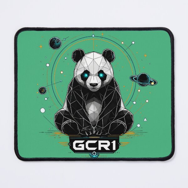 Item preview, GCR1 Cosmic Guardian Panda | Geometric Space Panda Sci-Fi Streetwear Design designed and sold by GCR1.
