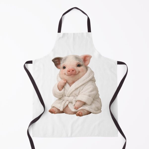 Item preview, Bathrobe Mini Pig designed and sold by Sillytoe.