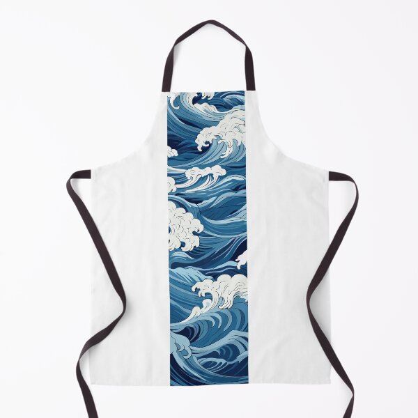 Item preview, Japanese Waves Pattern - Ocean Wave Aesthetic Art designed and sold by DMITRYEH STUDIO.